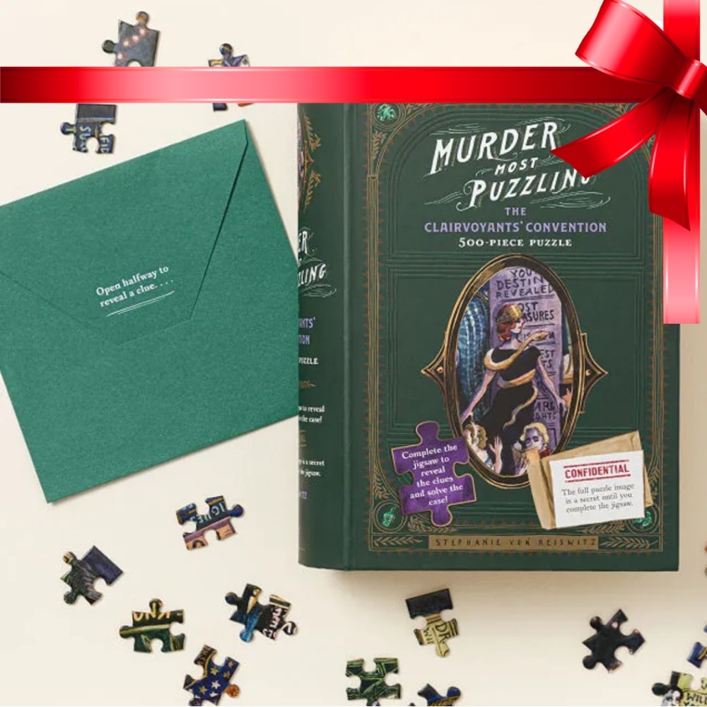 *NEW IN BOX* MURDER MOST PUZZLING the Clairvoyant’s Convention Mystery 500 Piece - Picture 4 of 4